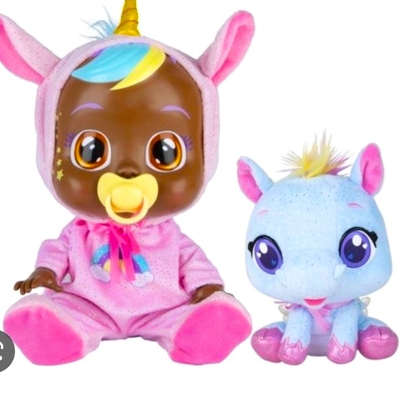 Cry Babies Jassy Y Nila Unicornio Bebés Llorones - Picture 3 of 3